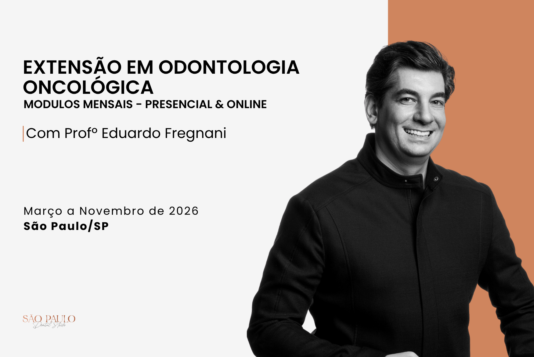 Extensão em Odontologia Oncológica  - Módulos mensais - presencial e on-line