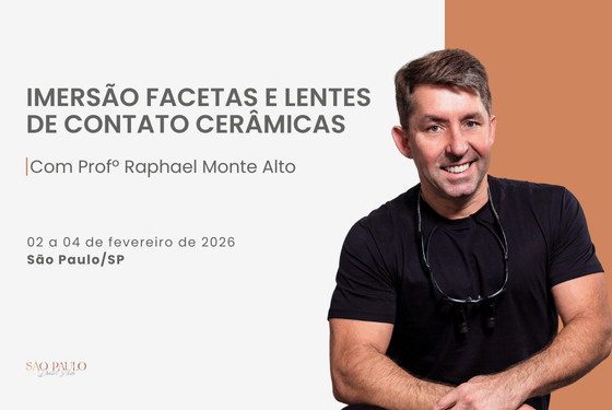 Imersão Facetas e Lentes de Contato - Cerâmicas - com clínico ao vivo